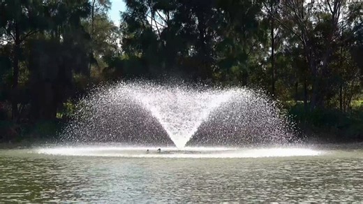 Fountain Water, Water Flow, Relaxing Water Sounds. Free Stock Video