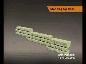 How to Finish a Step Down Retaining Wall