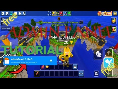 Blockman Go v 2.124.3 - Admin Panel - Tutorial free