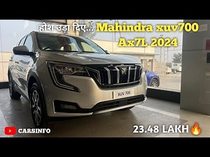 MAHINDRA XUV 700 AX7 L ( WITH LUXURY PACK ) | FULL DETAILED VIDEO | CARSINFO |