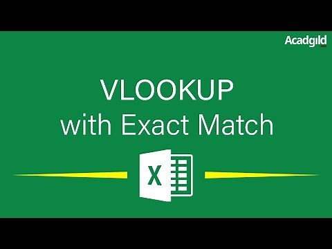 VLOOKUP with Exact Match | How to Use VLOOKUP | MS Excel VLOOKUP Tutorials for Beginners 2018 Part 1