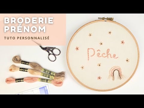 DIY | Personalized embroidery with a name