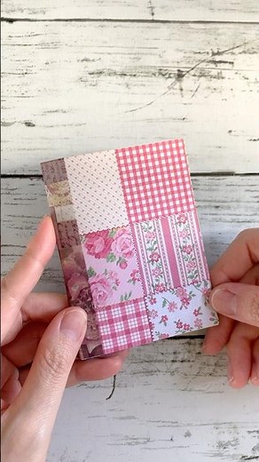 折り紙で作る本型ファイル♪ 折り紙消費にも #くらふとふぁむ #ペーパークラフト #折り紙