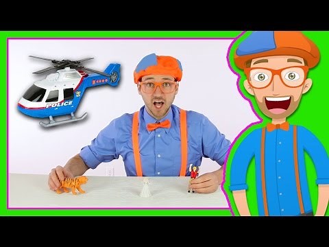 Helicopter Toy with Blippi Toys | Videos for Preschoolers