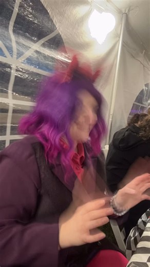 We’re all mad for balloons here! I loved twisting up smiles (and spooky eyeballs) as the Cheshire Cat in Wonderland. 🎈😃 👁️ ##balloontwisting #halloween | Balloon Lady Clown