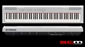 YAMAHA P115 88 KEY DIGITAL PIANO WHITE WITH CF GRAND SAMPLING P115WH – South Coast Music