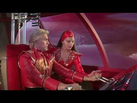 Flash Gordon 1980 Princess Aura flying lessons