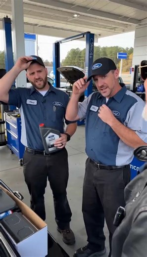 TAKING A CROWN VIC FOR A OIL CHANGE
