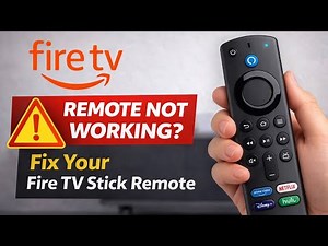 Fire TV Remote Not Working? Fix Your Fire TV Stick Remote Tutorial