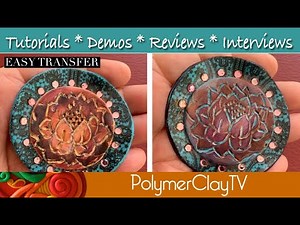 How to use our ORIGINAL MAGIC TRANSFER PAPER Easy Image Transfer Veneer & Polymer Clay Trading Coin