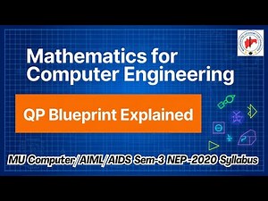 📚 MU Computer Engineering Mathematics QP Blueprint Dec 2025 🔥 NEP 2020 Syllabus | Exam Strategy 🎯