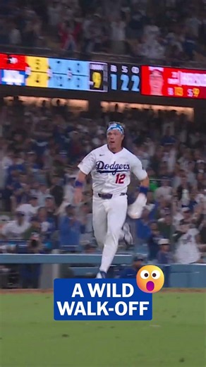 WHAT AN ENDING FOR THE DODGERS! 😮