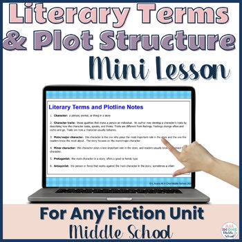 Literary Terms & Plot Structure | Reading Workshop Mini Lesson | Reading Skills