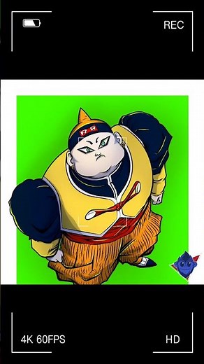 Android 19 Time-lapse Art from Dragon Ball Z