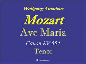 Ave Maria - Mozart- Tenor.wmv