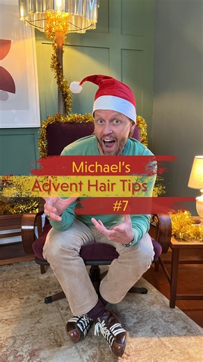 michael douglas on Instagram: "Feeling merry yet? Not that long to go folks! Classic Christmas #hair tip to get you in the mood...number 7 🤩❤️☃️☃️"