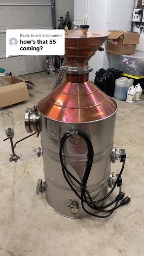 55 Gallon Drum Moonshine Still Update
