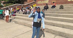 See you tomorrow! NYSD students get on their buses after a great day of school. Students It is great to see students and staff members back on campus and we are looking forward to a GREAT school year! #ASL #BilingualEducation #backtoschool | New York School for the Deaf
