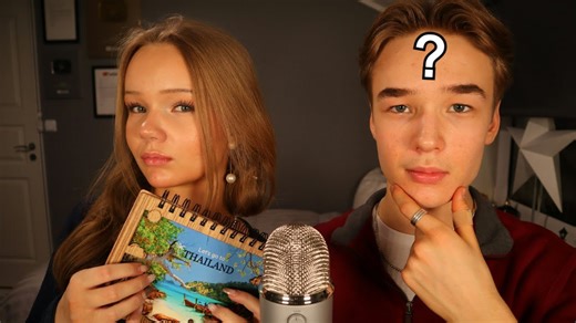 ASMR guess the trigger with my sister