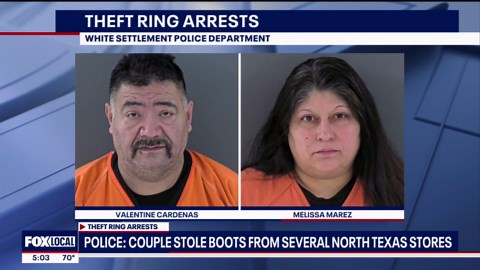 Couple arrested for stealing boots