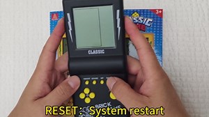Desyeryamimi Handheld Brick Game Console,3.5-inch Large Screen Black Handheld Building Block Game,Tank Racing Electronic Game,Build in 23 Classic Games for Adults or Kids (1 Pcs)