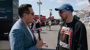 The Atlanta Angels? Cedar Rapids Rockies? Vancouver Blue Jays? Robert Flores walked the streets of London to see how well these fans know these MLB team logos. | MLB Network