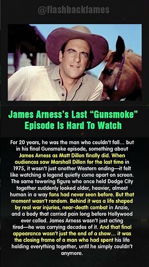 James Arness’s Last “Gunsmoke” Episode Is Hard To Watch #shorts