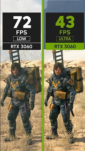 Death Stranding 2 on RTX 3060 : Graphics & Performance Test! #shorts