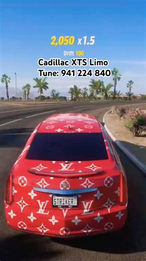 Forza Horizon 5: Slidin 2013 LV Supreme Wrapped Caddy XTS Limo #forzahorizon5 #drift #supreme #LV