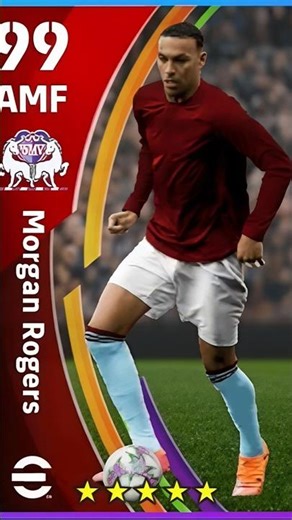 Just shoot with Morgan Rogers 💥 🔥 #efootball #efootballmobile #efootball2026 #pes #gameplay