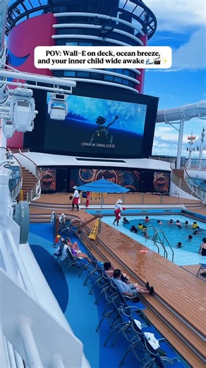 D’Luca Luxury Travel Designers on Instagram: "🌟 Funnel Vision Magic aboard the Disney Dream 🚢✨ POV: You’re lounging on the deck, popcorn in hand, watching your favorite Disney film under the stars… 🧸🎬🌌 🎥 Funnel Vision is more than a screen — it’s a floating movie theater where dreams sail with you. 👨‍👩‍👧‍👦 Perfect for families, couples or solo travelers needing a little Disney magic at sea. ✨ Why it’s unforgettable: 🍿 Outdoor movies with ocean breeze 🏰 Iconic Disney stories with a ne