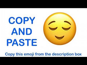 Relieved Face EMOJI ( APPLE ) - COPY and PASTE EMOJIS 😌