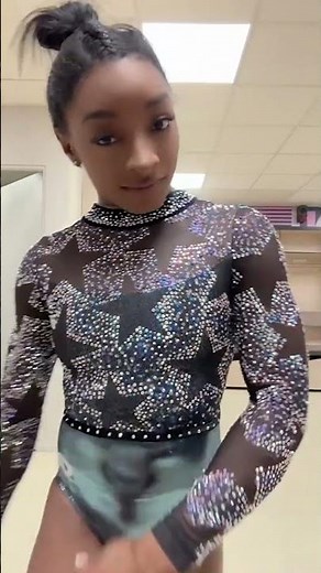 Simone Biles celebrates after Paris Olympics triumph | #shorts