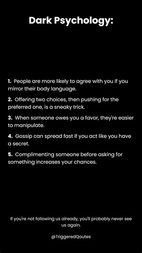 Mind Control Secrets You NEED To Know! #darkpsychology #shorts