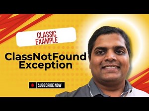 ClassNotFoundException Exception in Java |Exception Handling