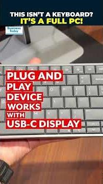 HP Eliteboard G1a AI PC : AI PC Inside A Keyboard!