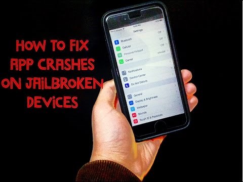 How To Fix App Crashes On Jailbroken iOS Devices (Apps Existing Out By Themselves)
