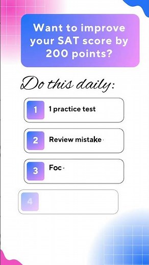 Improve Your SAT Score by 200 Points Fast (Proven Daily Plan)