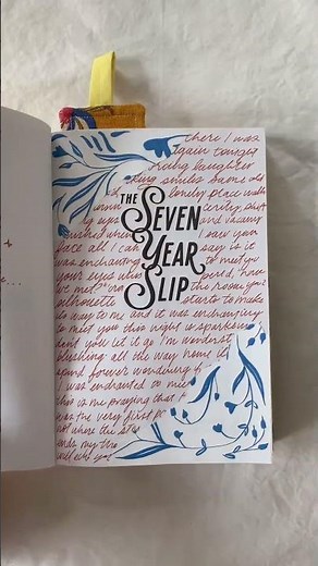 Annotating The Seven Year Slip for My Bestie 💙📚 | A Bookish Love Letter