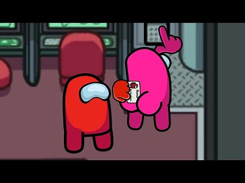 Among Us Meme Pink Girl Funny Situation-Among Us Animation