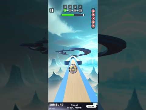 Sky Roll Gameplay | Hard Level Challenge 😱 #SkyRoll #Gaming