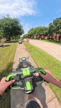 Lawn mowing Time lapse