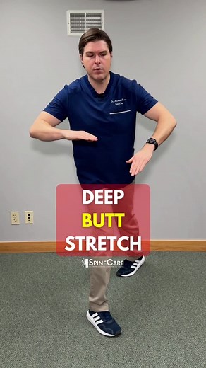 Easy Deep Butt Stretch #glute #glutes #stretching