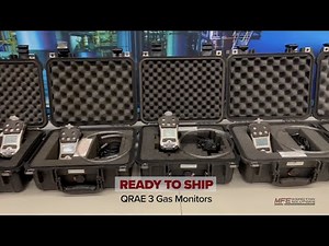 Ready to Ship: QRAE 3 Gas Monitors for Industrial Safety from MFE