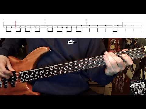 Working For The Weekend by Loverboy - Bass Cover with Tabs Play-Along
