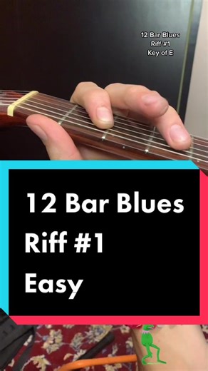 The basic Blues Template! 12 Bar Blues Riff on Guitar #12barblues #bluesguitar #guitarriff #fyp