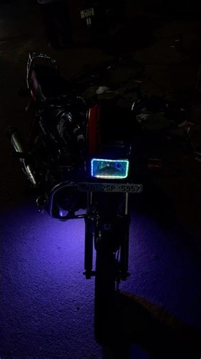 RGB DRL fitting in Splendor 🔥*142 patents or all custom colour🔥#shortsfeed #splendormodified#hero