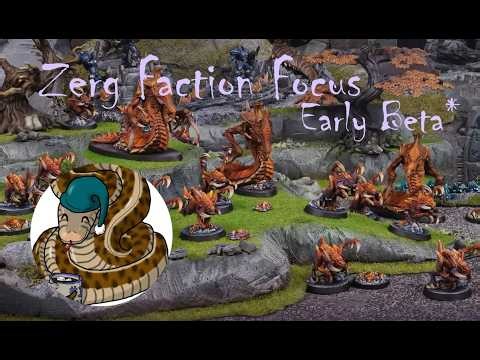Starcraft Miniatures Game: Zerg Faction Overview!
