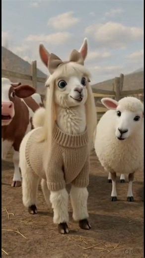 The Fashion Queen Llama #funny #babyanimad #cute