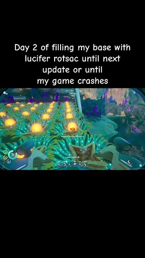 Subnautica 2 base filled with lucifer rotsac challenge